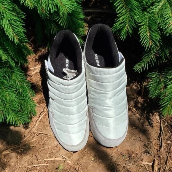 🌻NEW Merrell Alpine Moc Strap White Polar Slip-on Sneakers Women's Size 10 - Picture 7 of 13